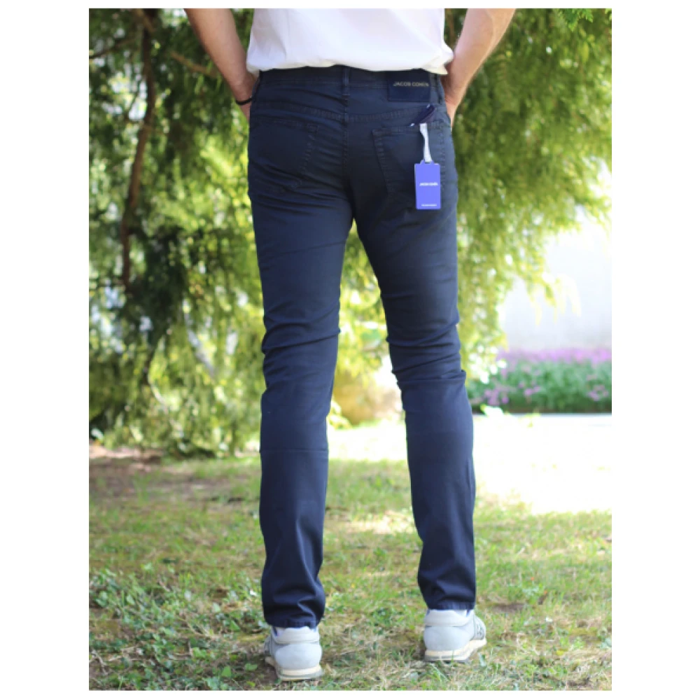 Jacob Cohën Denim Jeans met katoen en lyocell mix Blue Heren