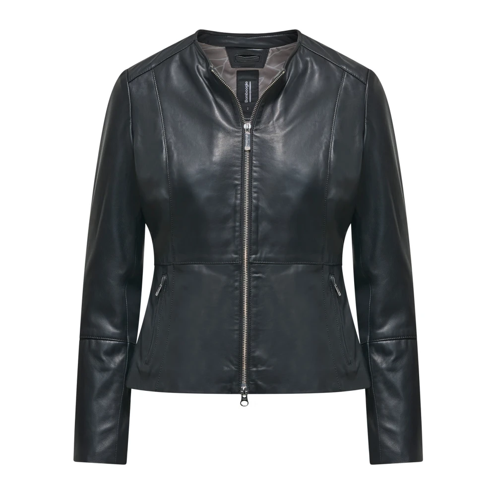 Jackets > Leather Jackets - - BomBoogie - Modalova