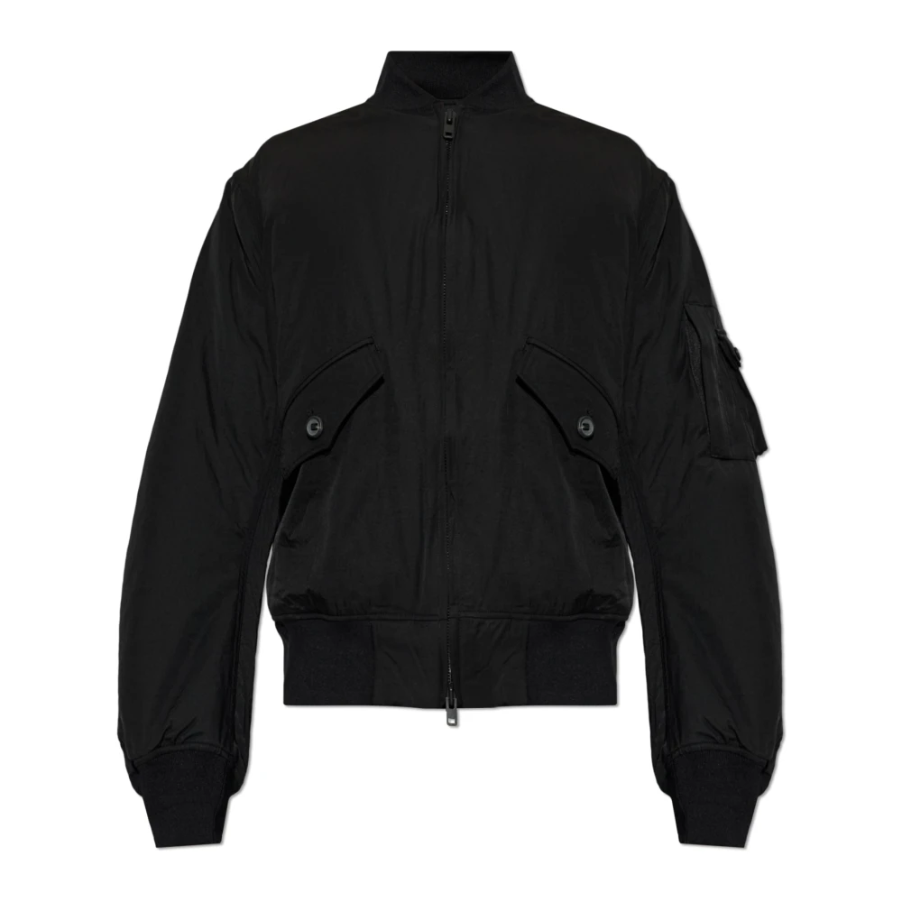 Y-3 Uomo Nero Giacche, L, New, - Immagine 4