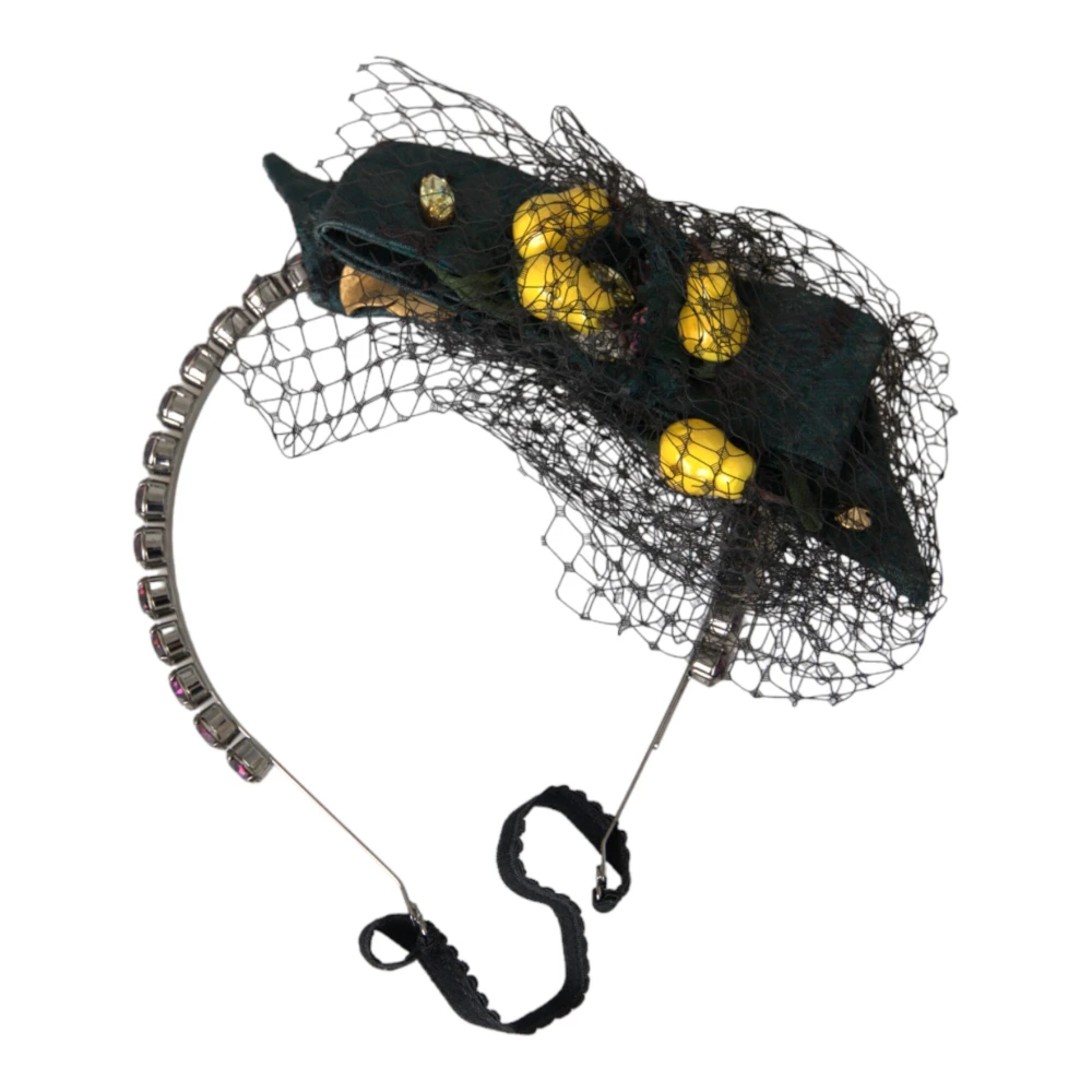 Dolce & Gabbana Siciliaanse Citroen Kristal Hoofdband Tiara Multicolor Dames