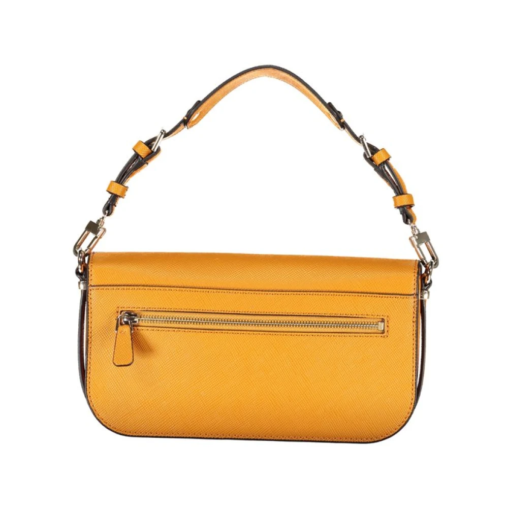 Guess Oranje Polyethyleen Handtas met Verstelbare Handvat en Schouderriem Orange Dames