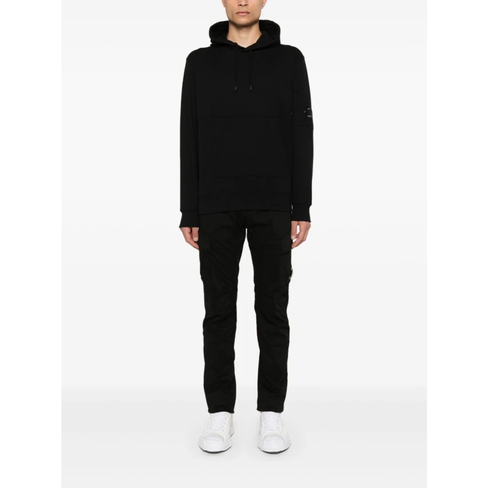 C.P. Company Handtekening Bril Detail Hoodie Black Heren