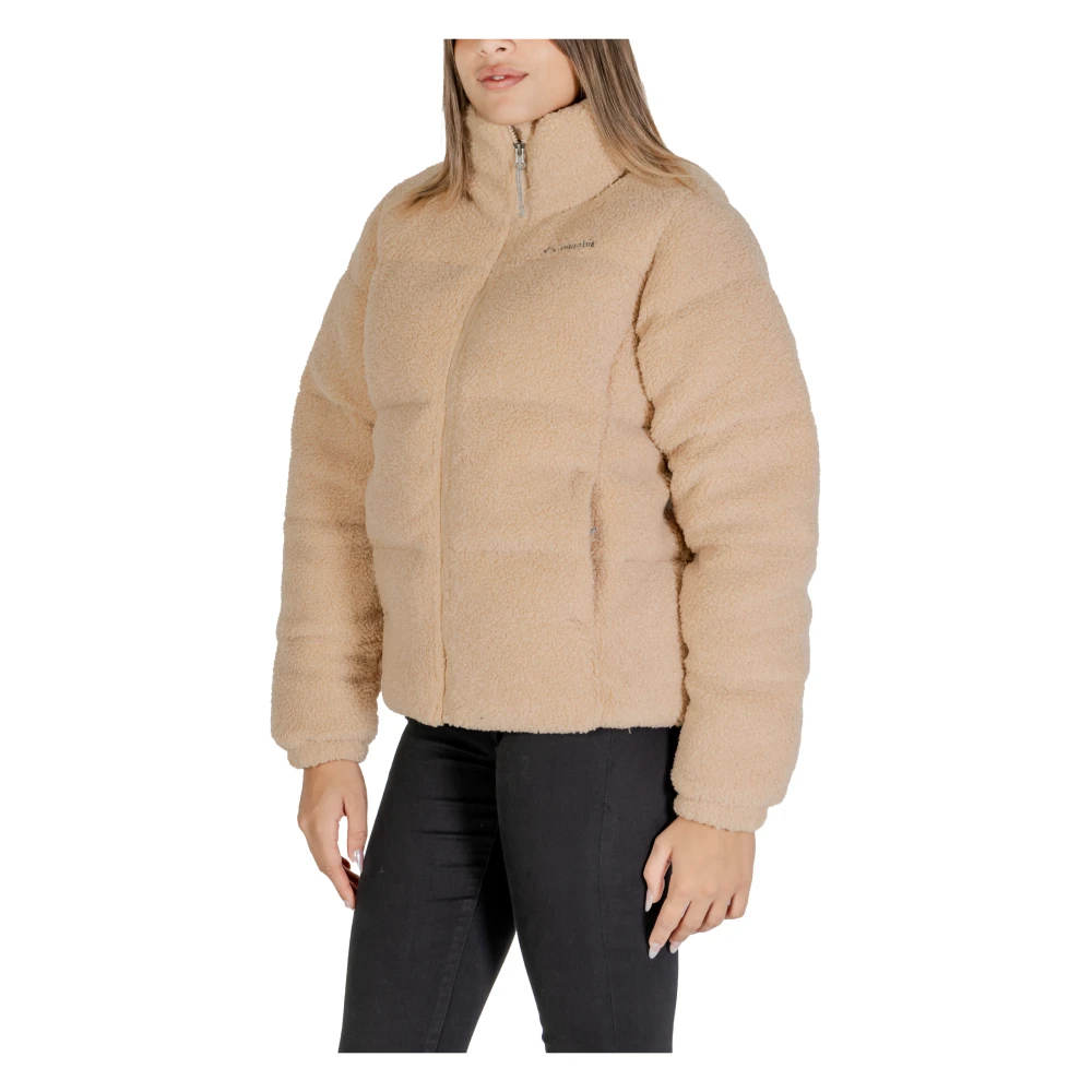 Columbia Sherpa Jas Herfst Winter Collectie Beige Dames