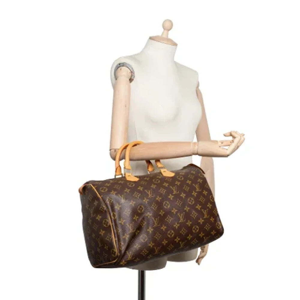 Louis Vuitton Vintage Pre-owned Leather handbags Brown Dames