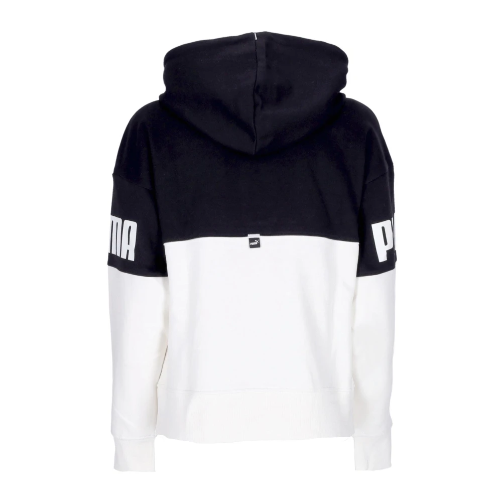 Puma Colorbloc Hoodie Lang Sweatshirt Black Dames