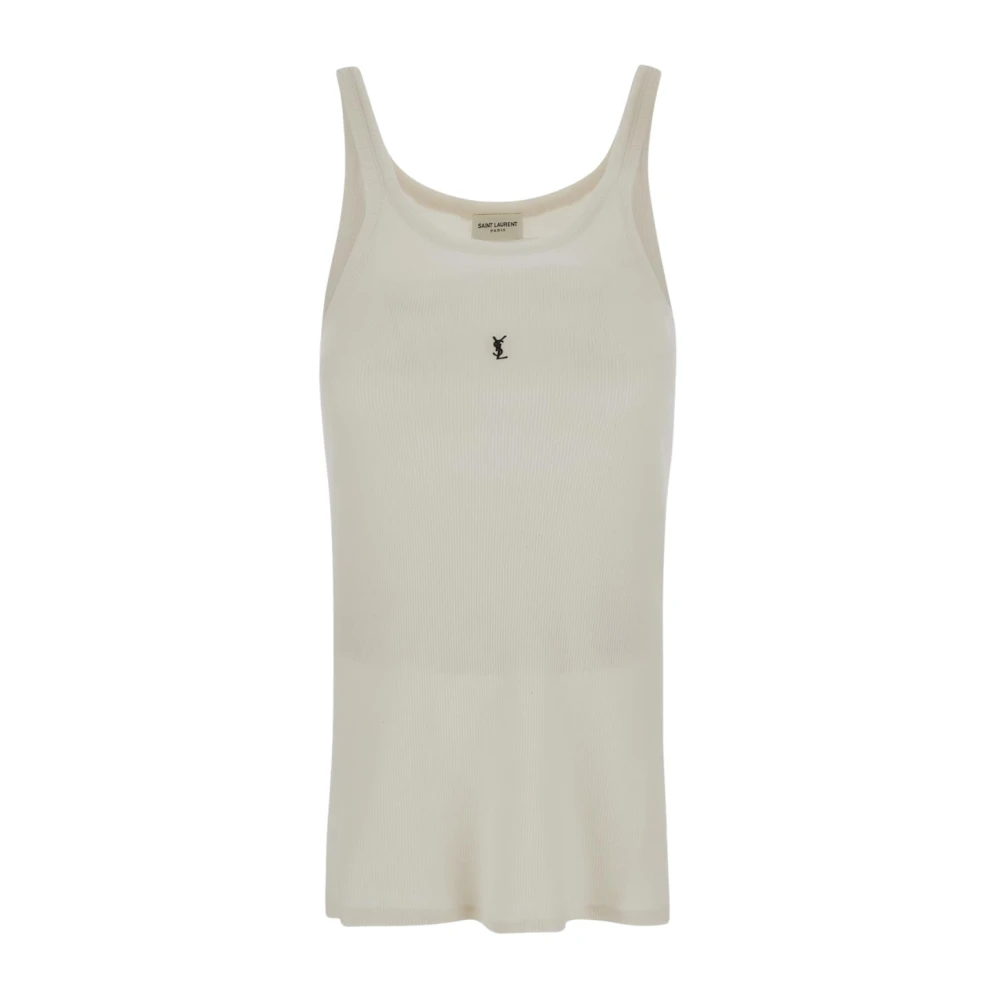 Saint Laurent Heren Mode T-shirt White Heren