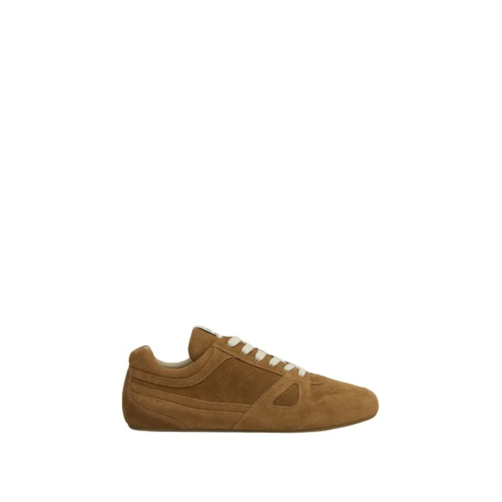 Isabel Marant Sennyh Lage suède sneakers Heren Schoenen Bruin