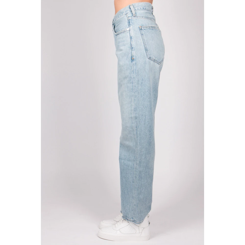 Agolde Klassieke Straight Leg Jeans Blue Dames