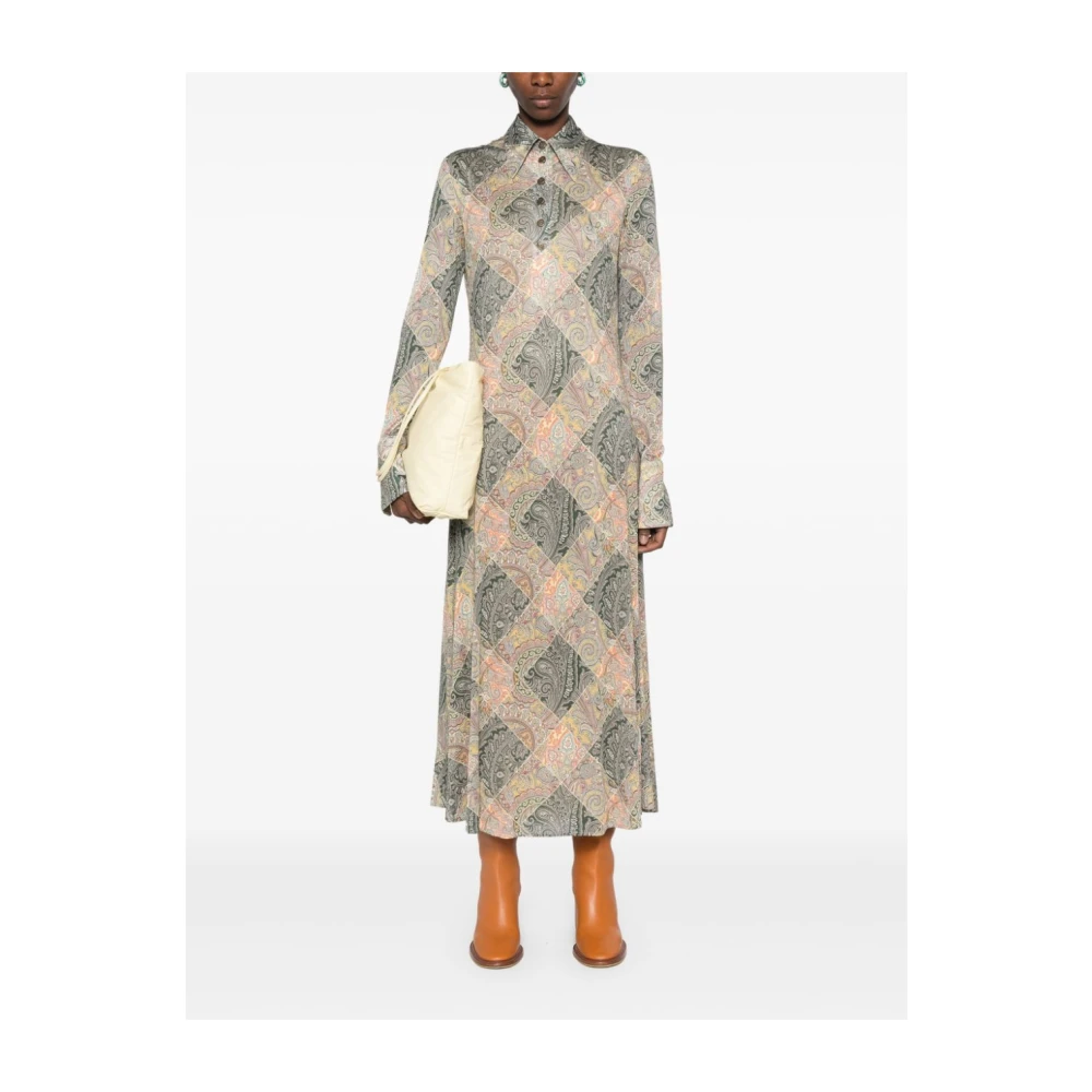 ETRO Elegante Zwarte Jurk voor Vrouwen Multicolor Dames