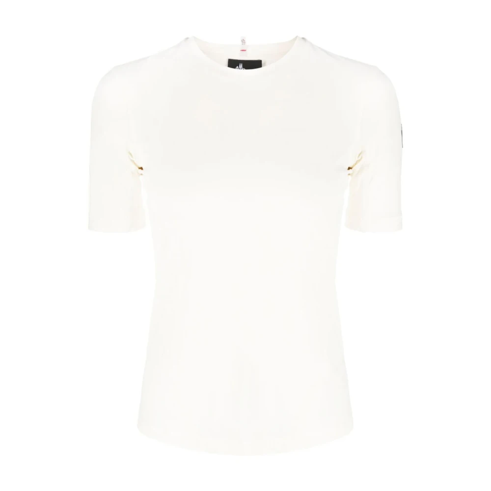 Moncler - Tops > T-Shirts - White - Moncler - Modalova