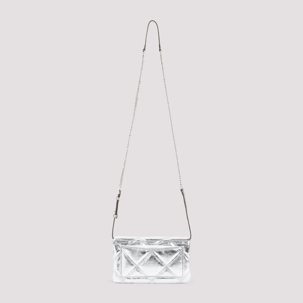 TORY BURCH Zilveren Kettingportemonnee Gray Dames