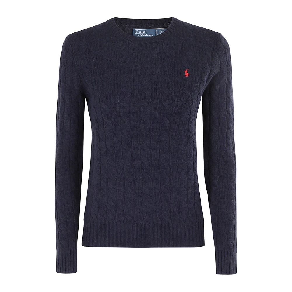 Polo Ralph Lauren Stilren Stickad Pullover Tröja Blue, Dam