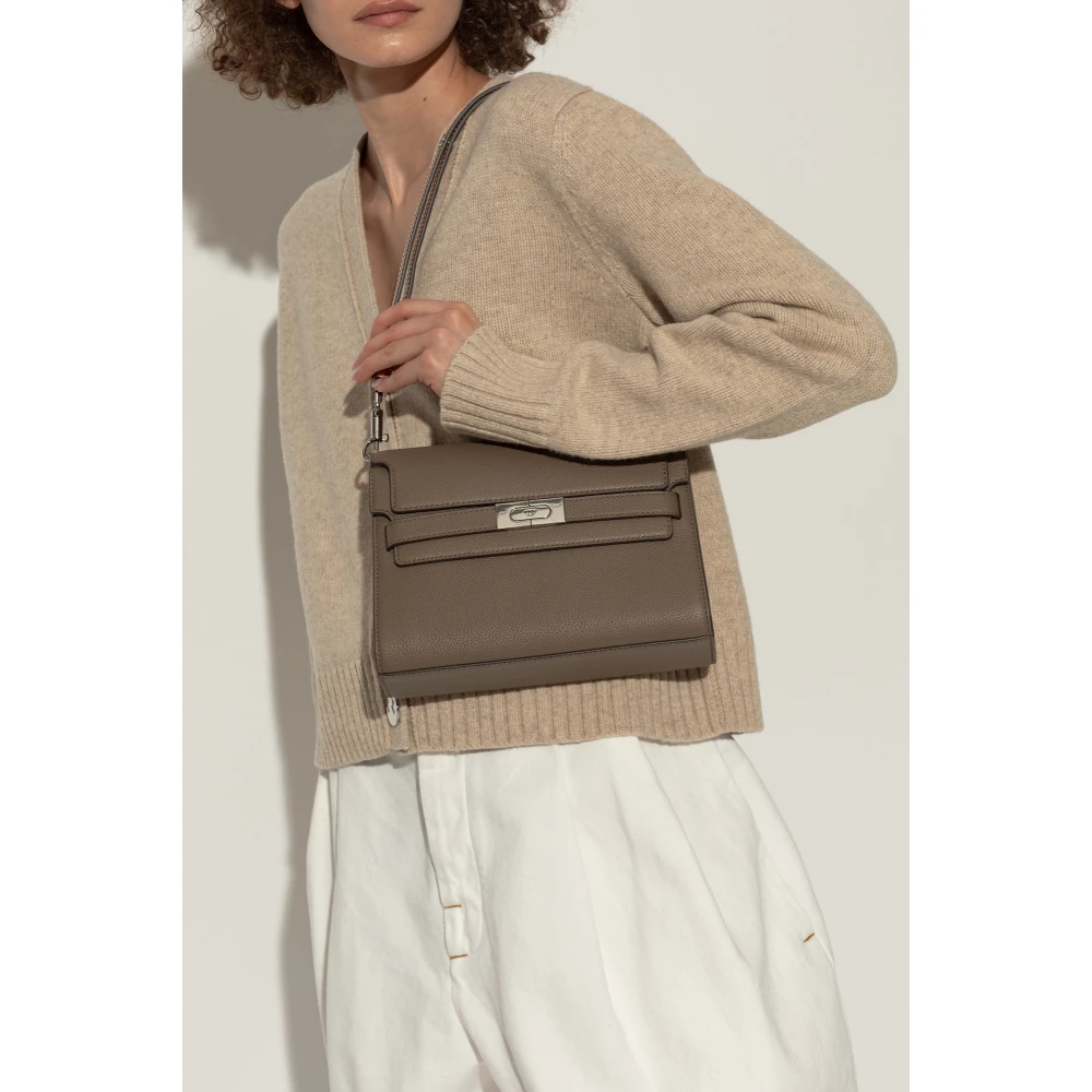 TORY BURCH Schoudertas Lee Radziwill Brown Dames