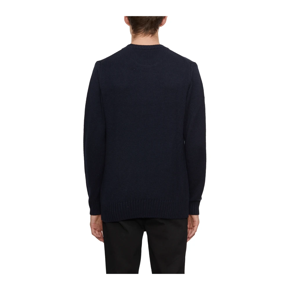Paolo Pecora Ronde Hals Trui Blue Heren