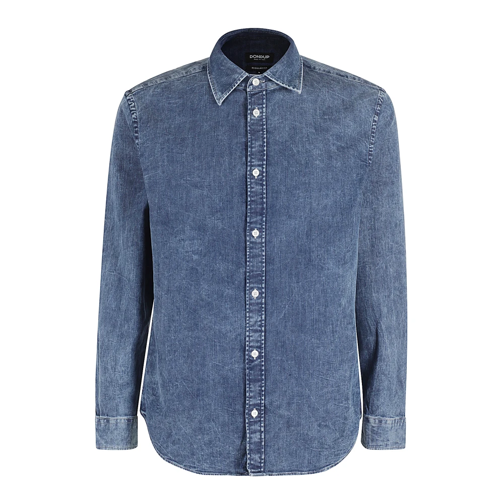Dondup Denim Overhemd Blue Heren