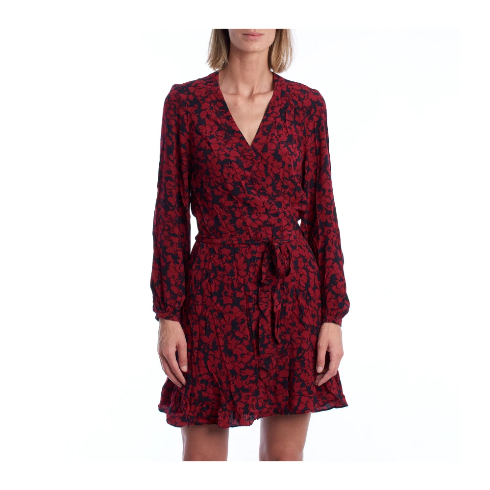 Zadig & Voltaire Women's Floral Wrap Dress With Feminine Silhouette