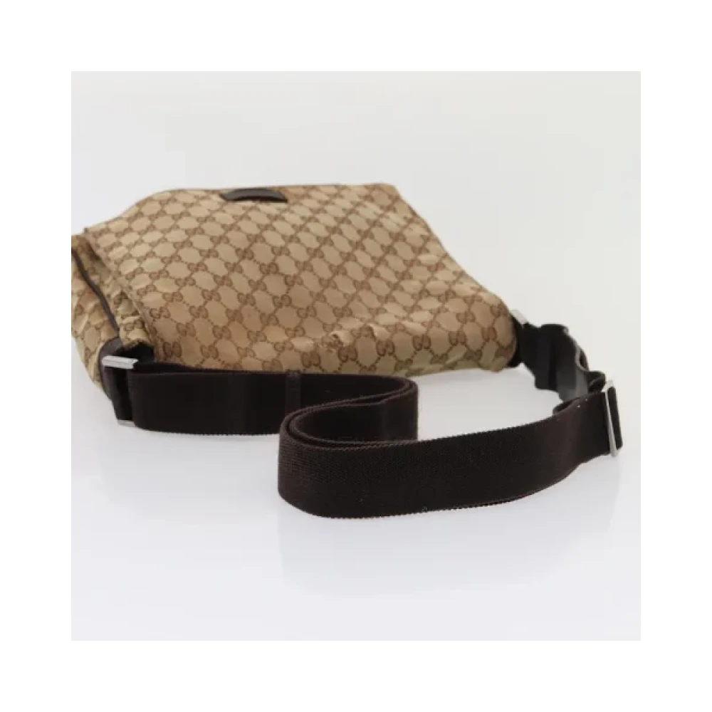 Gucci Vintage Pre-owned Canvas gucci-bags Beige Dames
