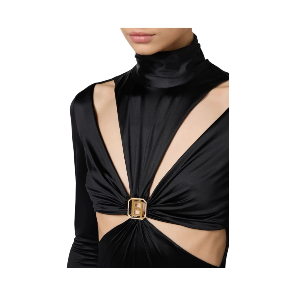 Elisabetta Franchi Stijlvolle Jumpsuit voor Vrouwen Black Dames