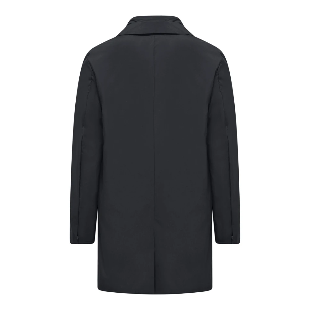BomBoogie Gevoerde Gewatteerde Trenchcoat Blue Heren