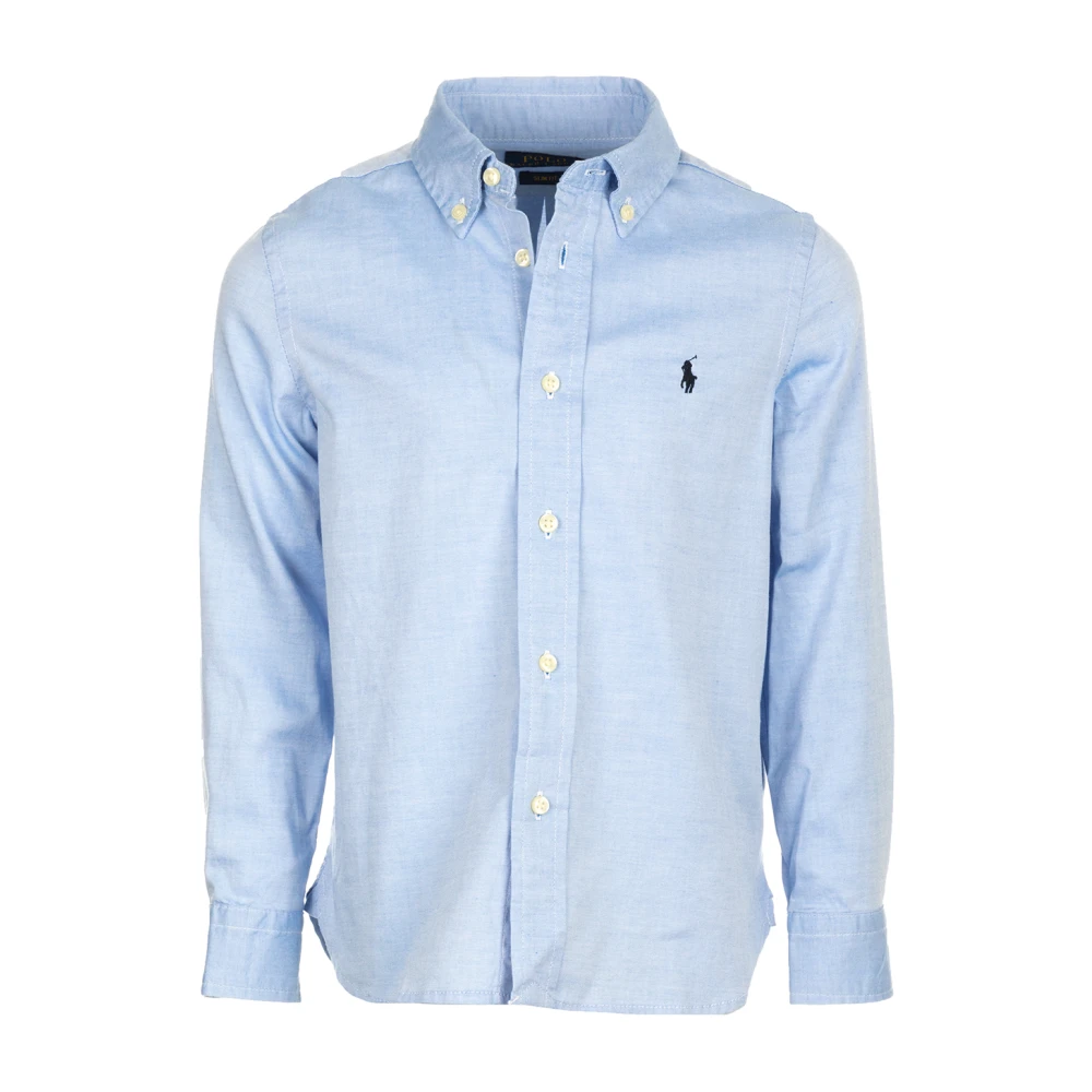 Ralph Lauren Slim Fit Tops Skjorta Blue, Pojke