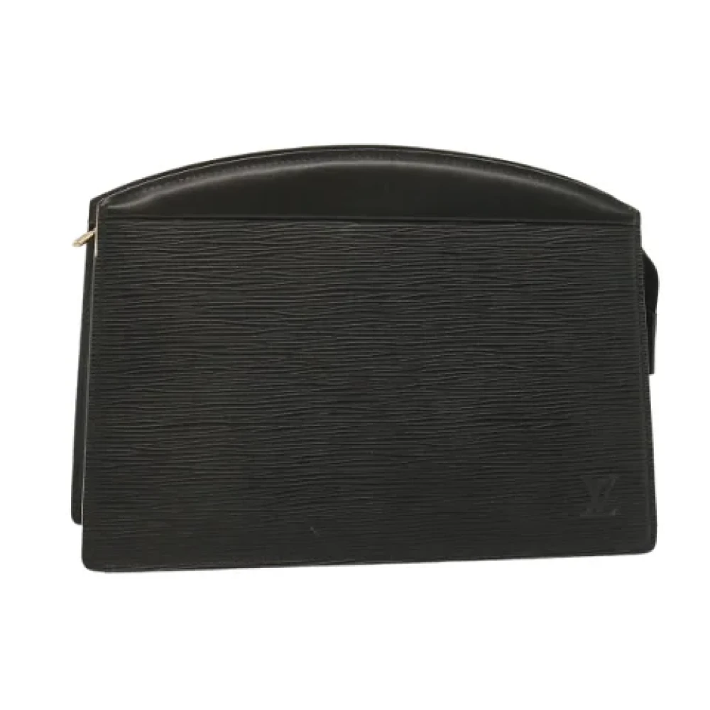 Louis Vuitton Vintage Pre-owned Leather clutches Black Dames