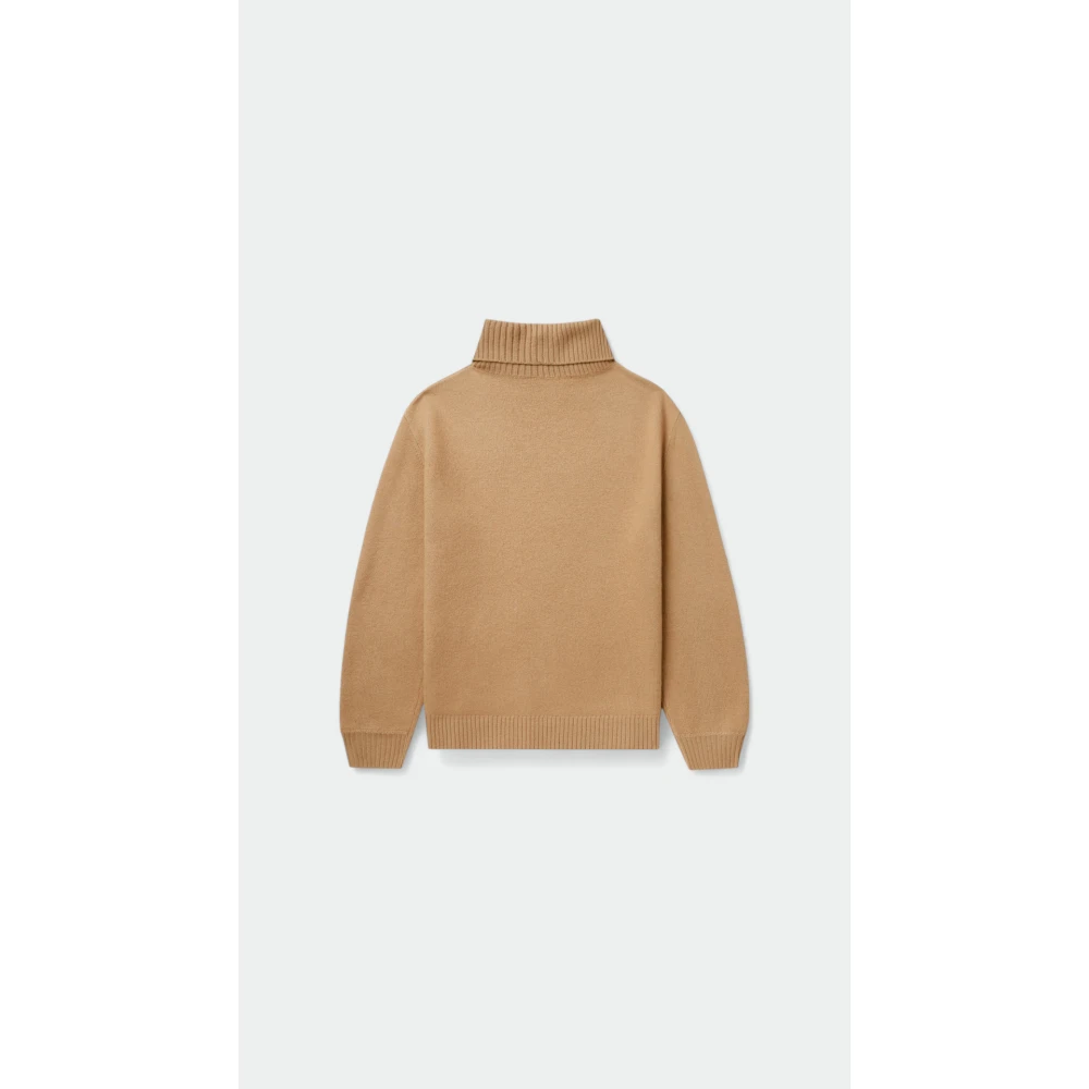 A.p.c. Merino Wol Unisex Polo Sweater Beige Heren