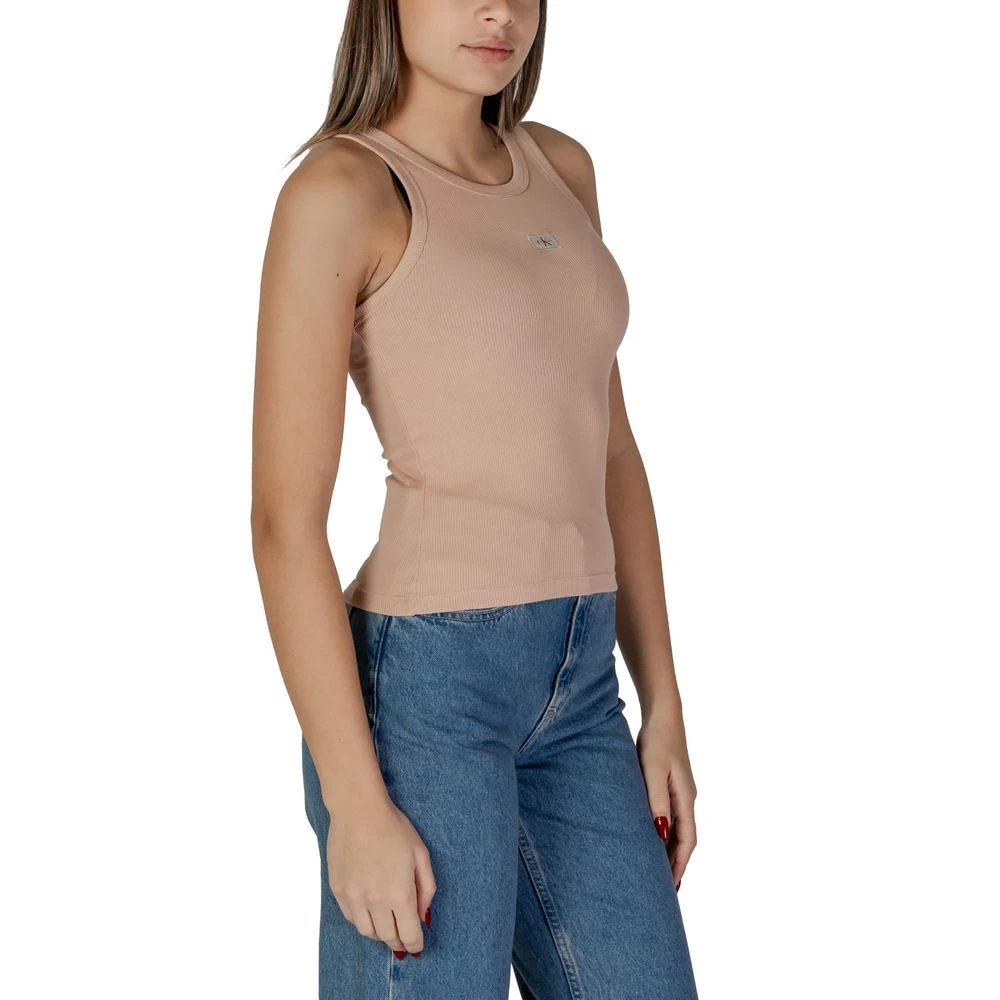 Calvin Klein Jeans Rosa Katoenen Tops & T-shirt Pink Dames