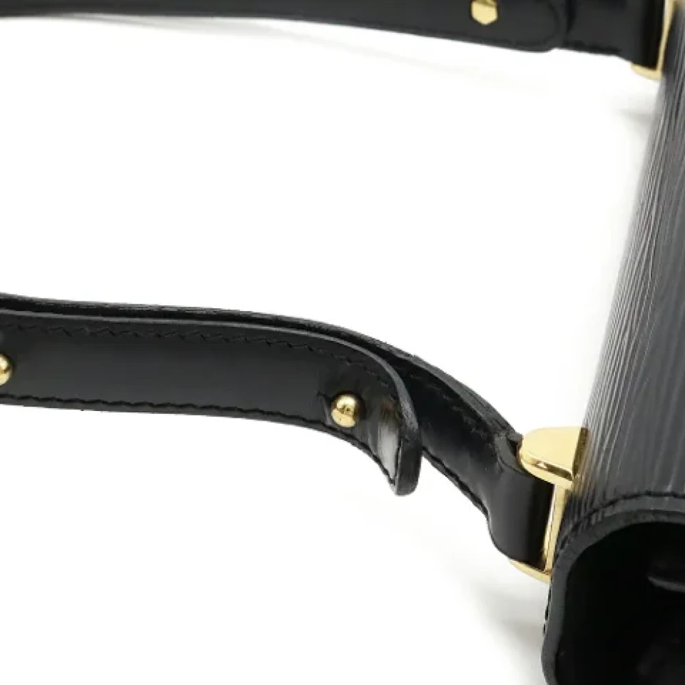 Louis Vuitton Vintage Pre-owned Leather handbags Black Dames