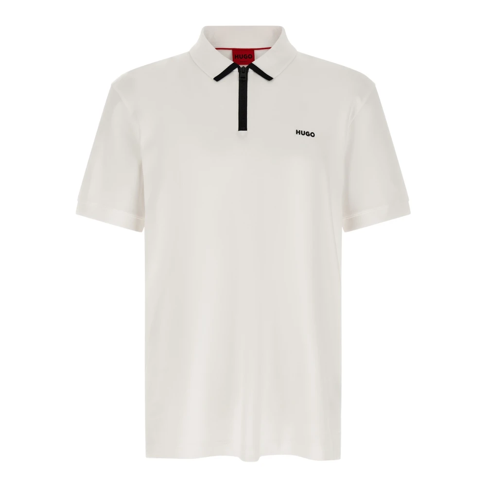 Hugo Men's White Polo Shirts, M, Dalomino Polo Shirt