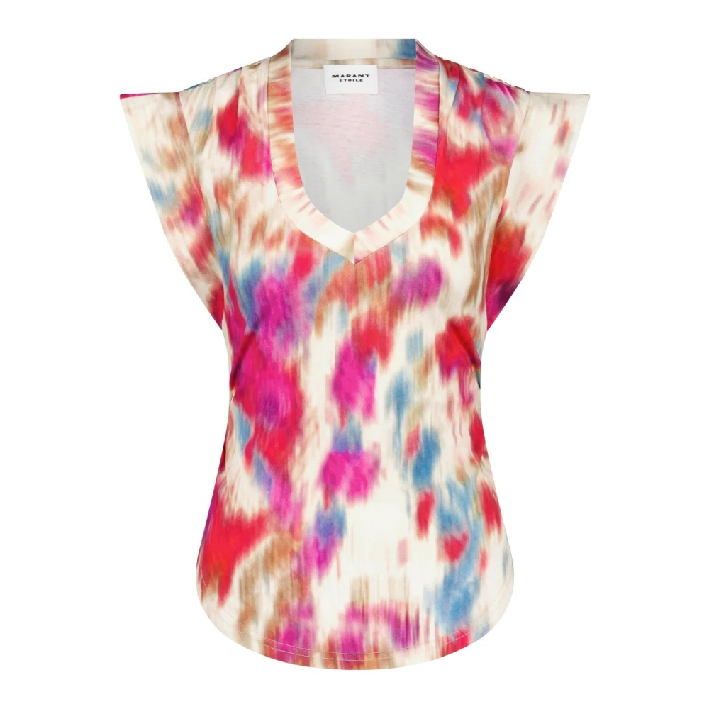 Isabel marant Abstract patroon getailleerde blouse Multicolor Dames
