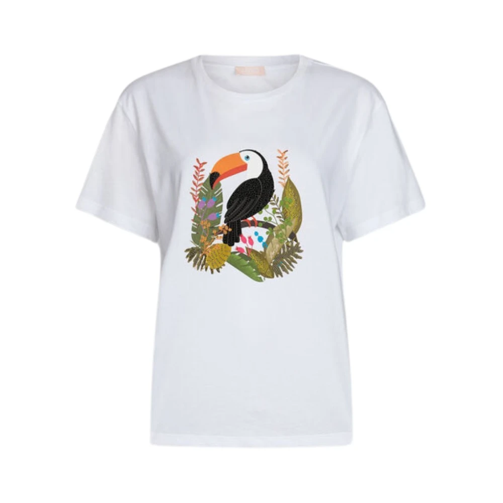 Liu Jo Donna Bianco Top, M, New,