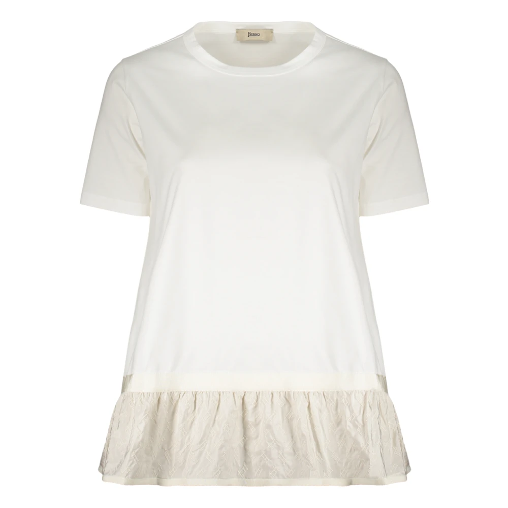 Herno - Tops > T-Shirts - White - Herno - Modalova