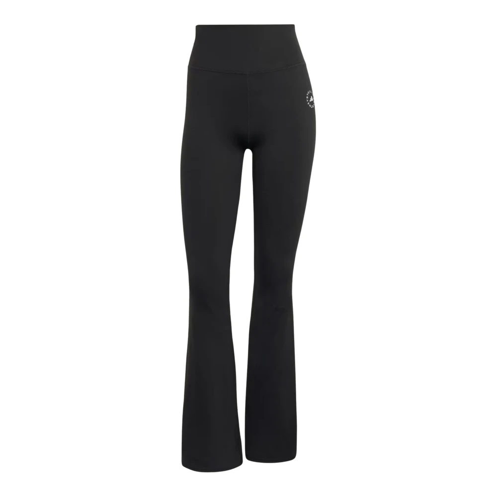 Adidas By Stella Mccartney Donna Nero - Tpr Flared Leggings - Sport - L