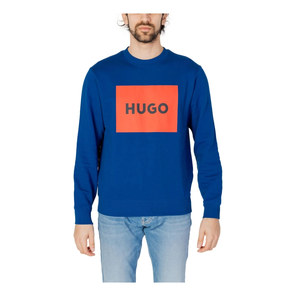 Hugo Boss Sweatshirts Blue Heren