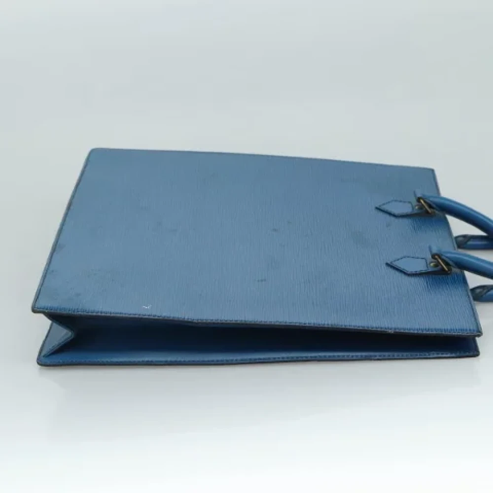 Louis Vuitton Vintage Pre-owned Leather handbags Blue Dames