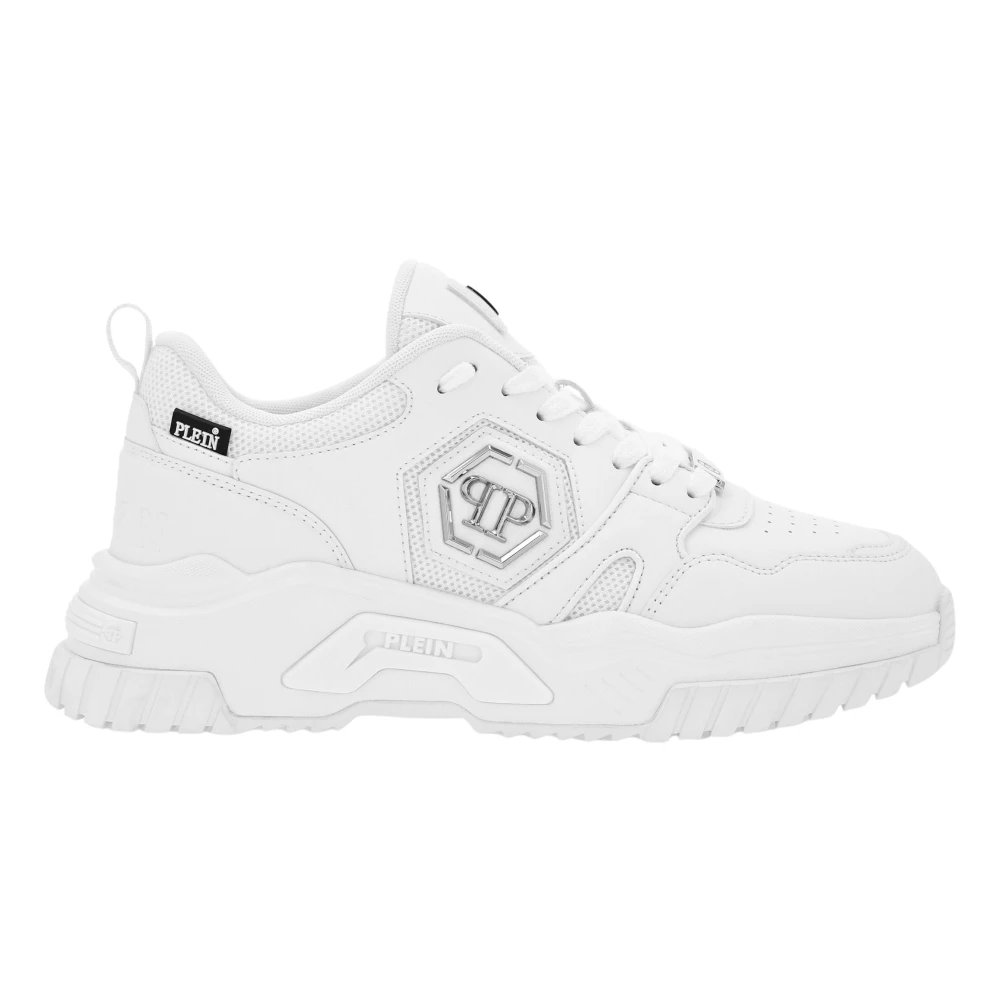 Philipp Plein New Predator Sneakers Hexagon unisex Schoenen Wit
