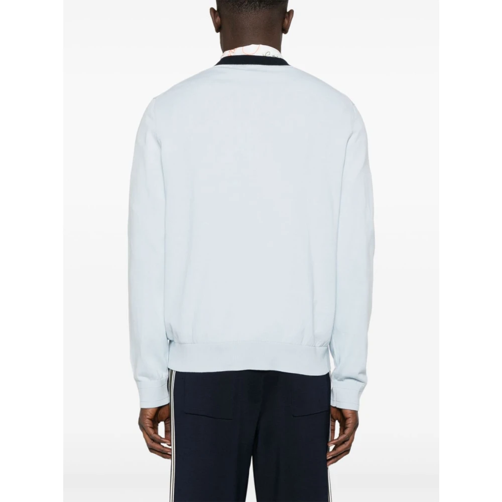 PS By Paul Smith Blauwe Sweater Celeste Stijl White Heren