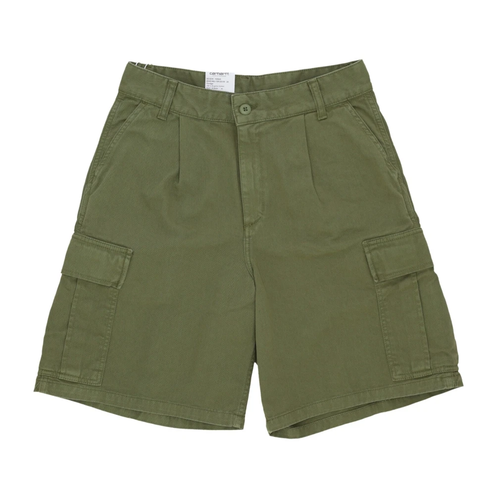 Carhartt WIP Cargo Shorts Licht Stof Heren Shorts Green Heren