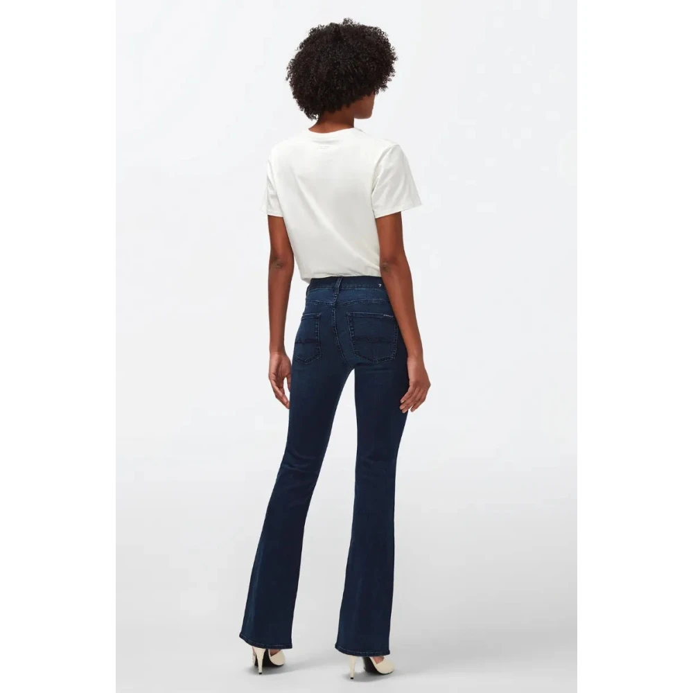 7 For All Mankind Jeans Bootcut Blue Dames