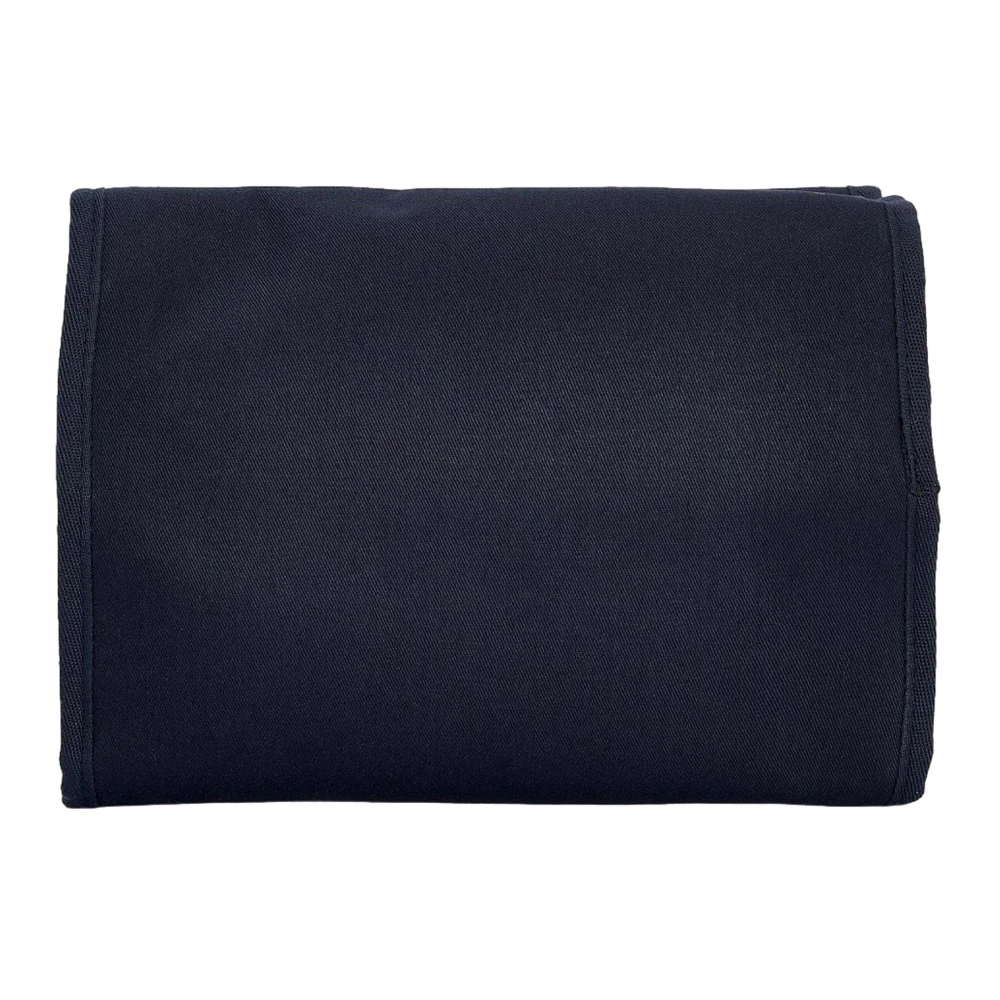 Barbour Blauwe Hangende Toilettas met Ruitdetail Blue Dames