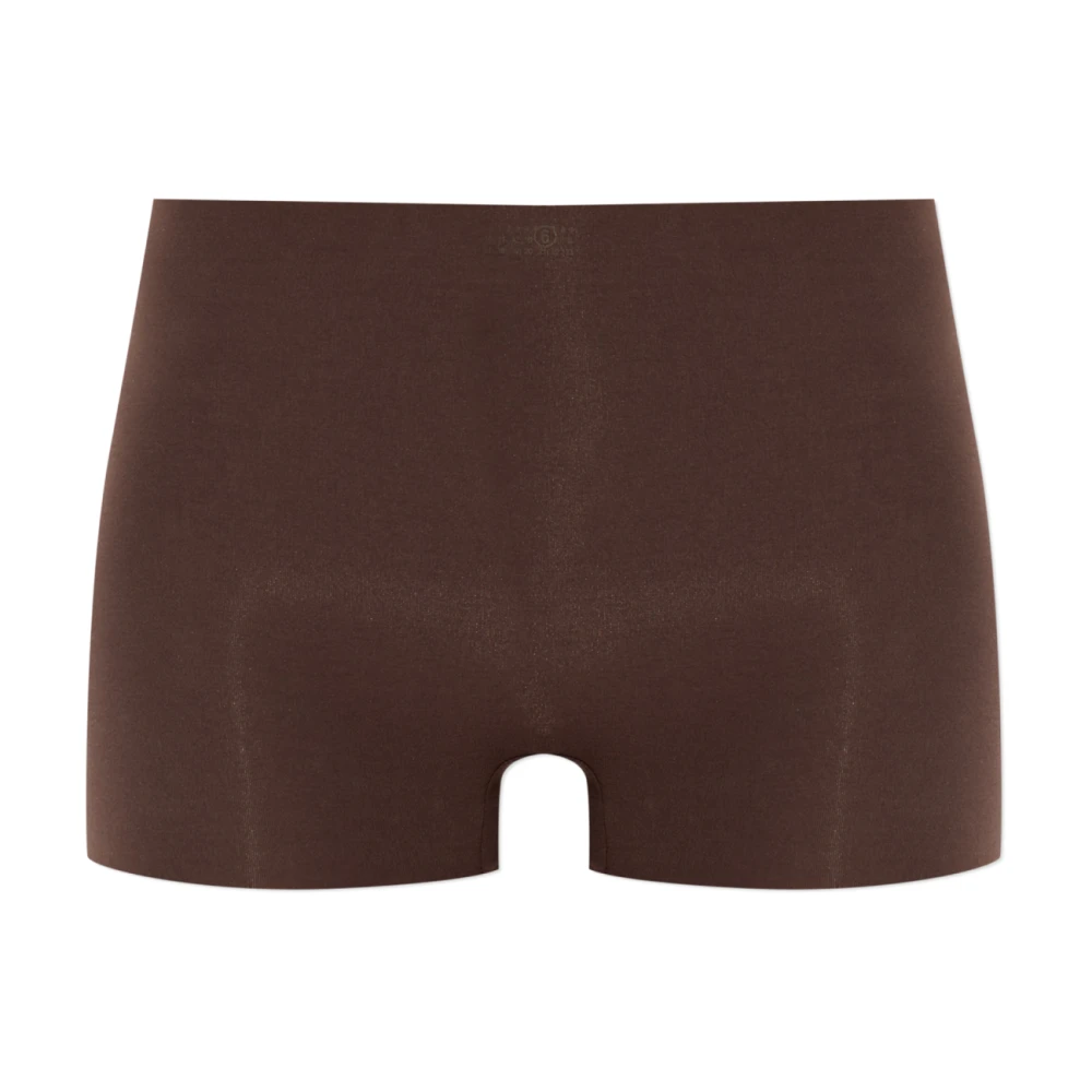 Mm6 Maison Margiela Donna Marrone Mutande, M, New,
