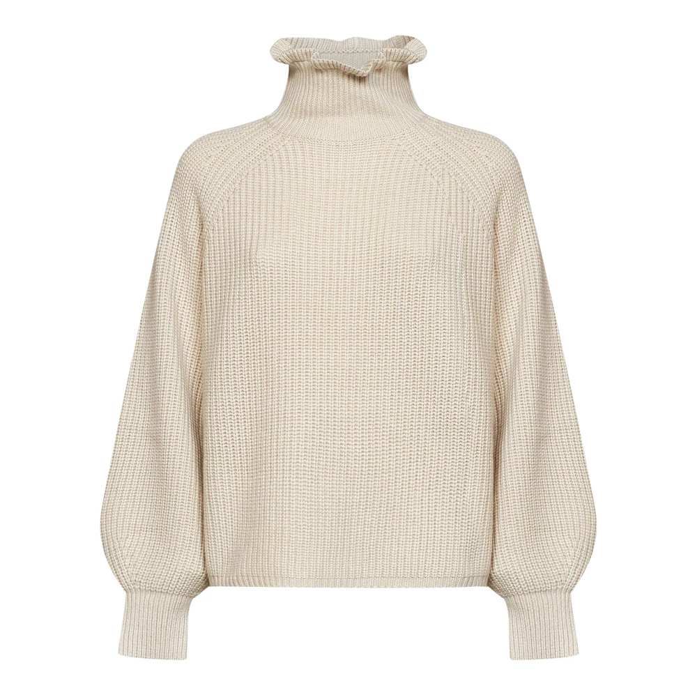MAX MARA | Oatmeal wool and cashmere knit MXMPONTILE wide sweater | female | L - Bild 2
