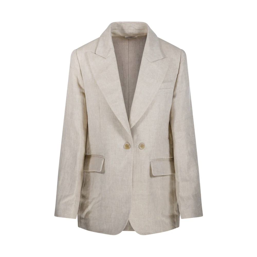P.a.r.o.s.h. Beige Jas voor Stijlvolle Outfits Beige Dames