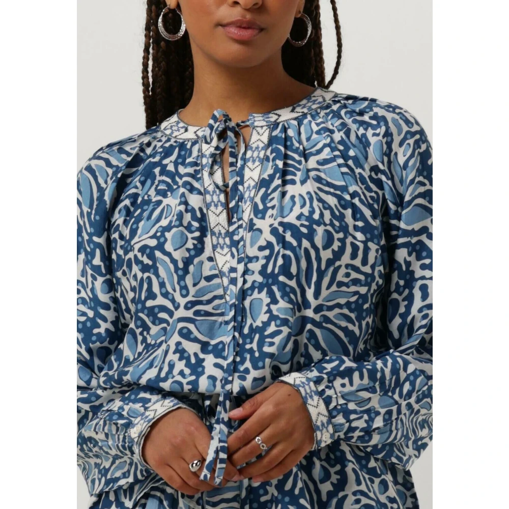 Ibana Lichtblauwe Blouse Tarza Blue Dames