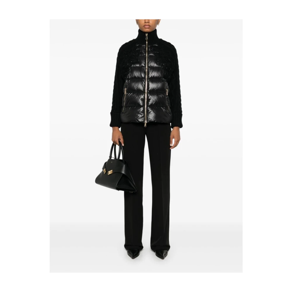 Ermanno Scervino Zwarte Cady Broek Rechte Pijp Black Dames