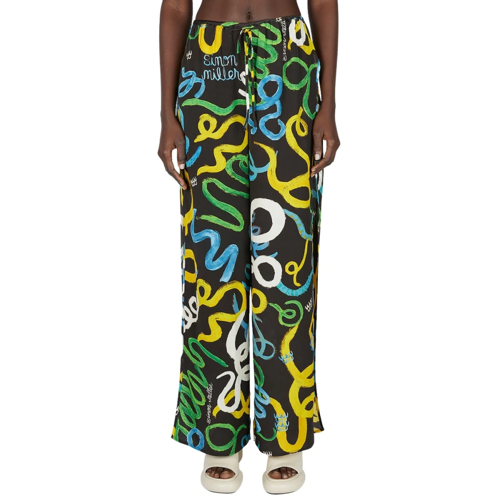 Simon Miller Donna Nero Pantaloni Dritti