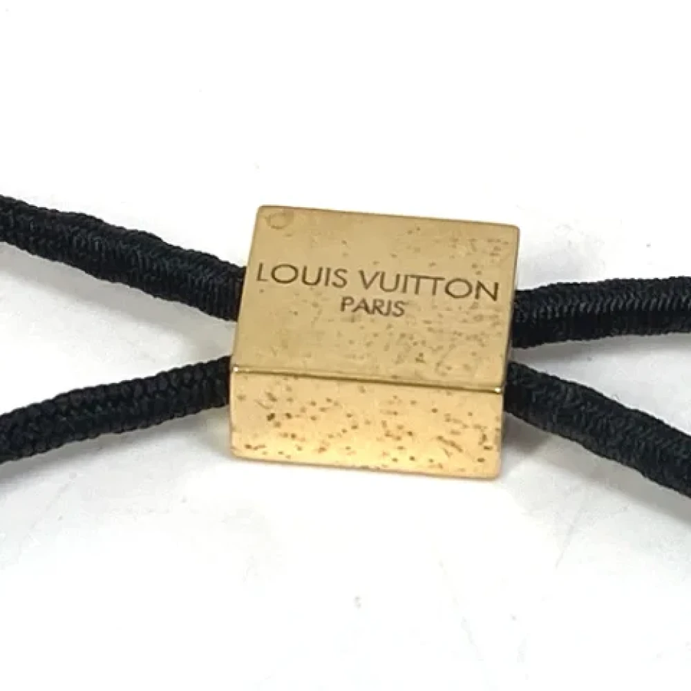 Louis Vuitton Vintage Pre-owned Metal hair-accessories Yellow Dames