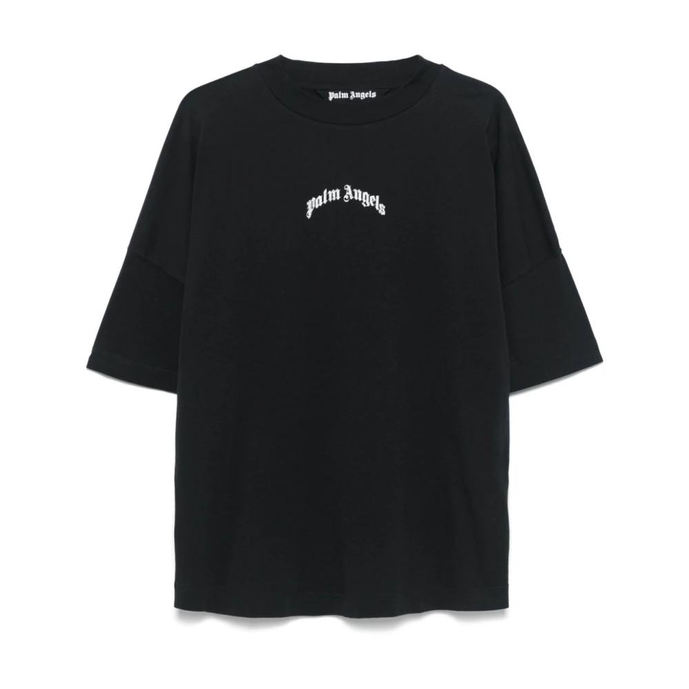 Palm Angels Zwarte T-shirts en Polos Black Heren