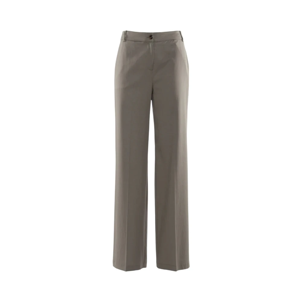 Nenette Donna Marrone - Wide Pantaloni - Trousers - L