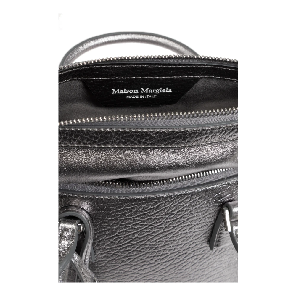 Maison Margiela Schoudertas Mini 5AC Gray Dames